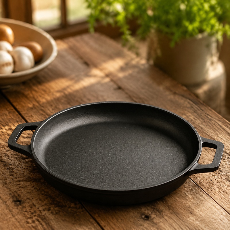 Electric Griddle Pancake - 頑丈な鋳鉄製フライパン、ノンスティック加工、ステーキ、卵、パンケーキ、野菜の屋内外でのグリルに最適