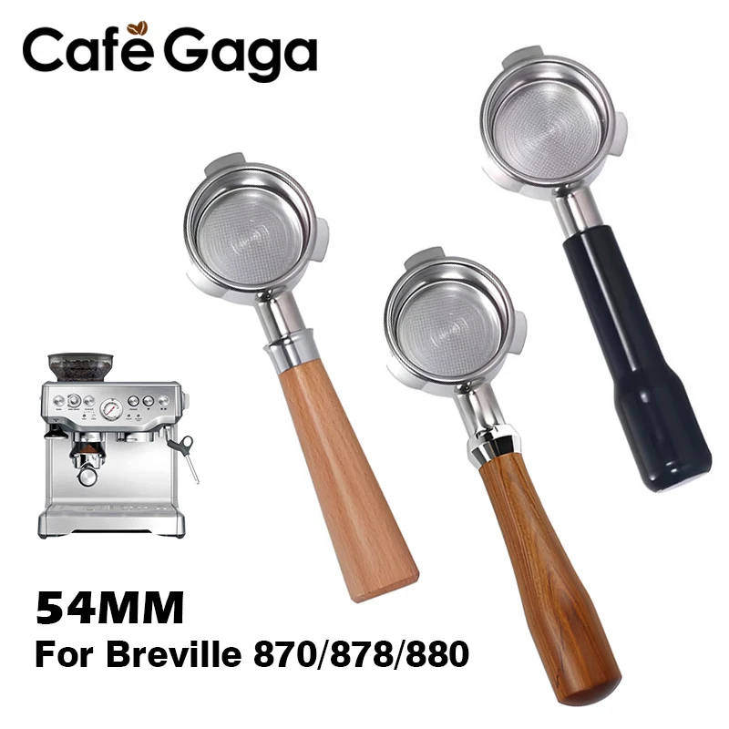 Breville Espresso Bes870 - 54 ミリメートルコーヒー底なしポルタフィルター裸 Breville セージ 870 878