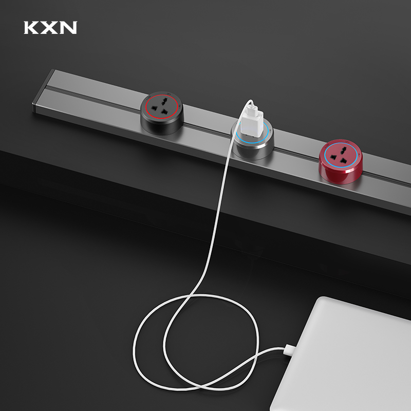 Kitchen Appliances Outlet - Kxn Q1シリーズパワートラックレールソケットスマート家電ユニバーサル英国アウトレット可動モジュールウォールマウントキッチンソケット