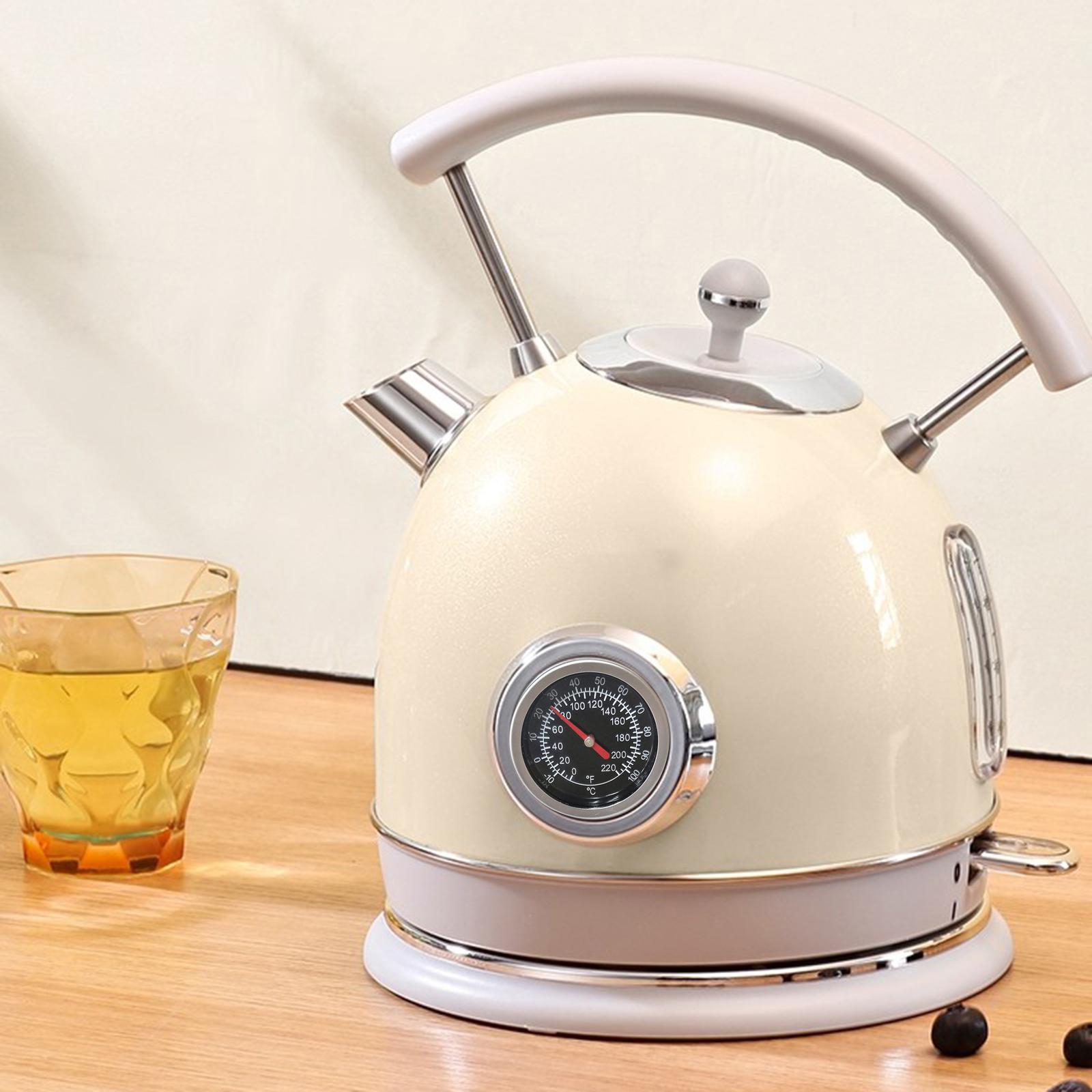 温水ダイヤル温度計、ティーポット、ダブルスケール、1/4イン - Kitchen Appliances Video のレビューと価格