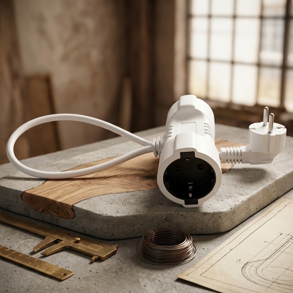 省スペース設計のダブルウォールアダプター。最大負荷3500W - Kitchen Appliances Outlet のレビューと価格