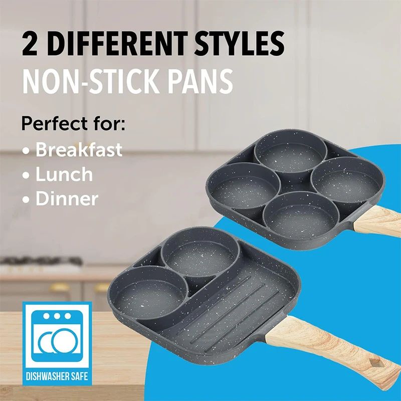 パンケーキエッグフライパン 4カップ オムレツポーチドエッグ - Electric Griddle Pancake のレビューと価格