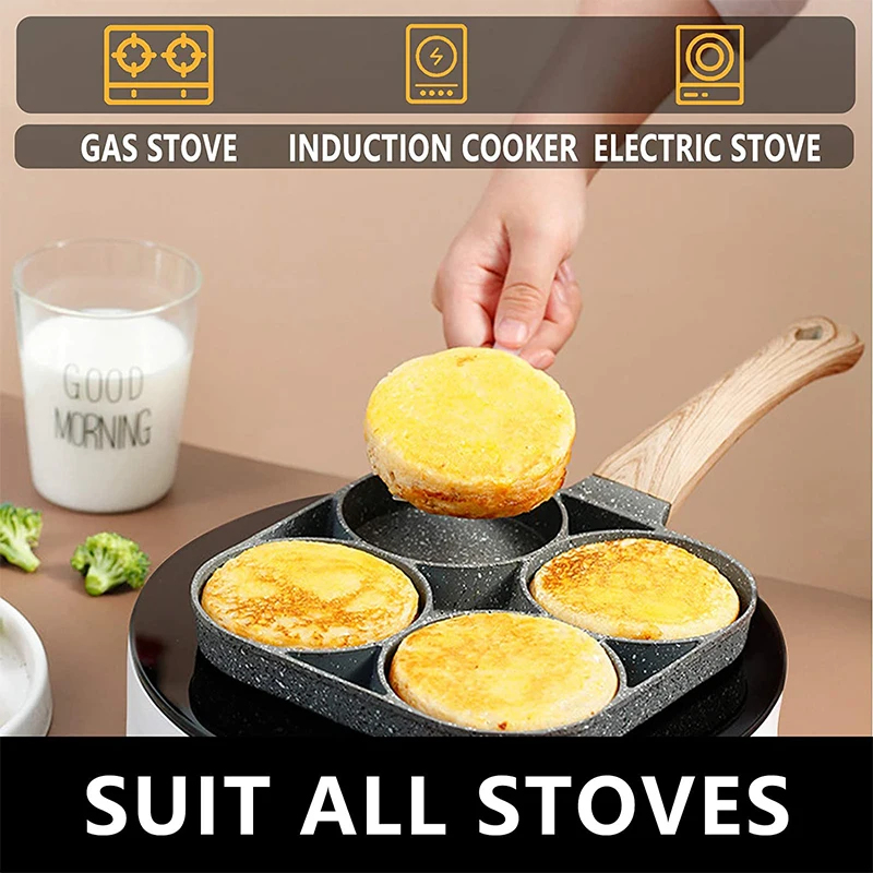 パンケーキエッグフライパン 4カップ オムレツポーチドエッグ - Electric Griddle Pancake のレビューと価格