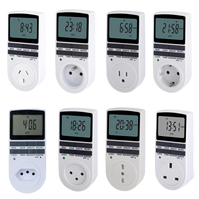 デジタルタイマースイッチ電子 12/24 時間プログラマブル - Kitchen Appliances Outlet のレビューと価格