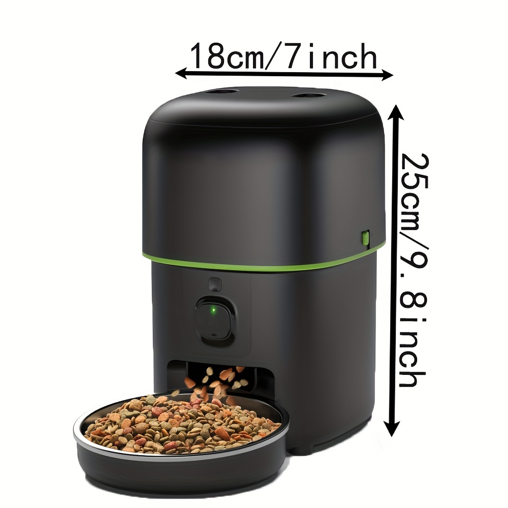 2L 5Gカメラ付きペットフィーダー、自動猫スマートフードデ - Kitchen Appliances Video のレビューと価格