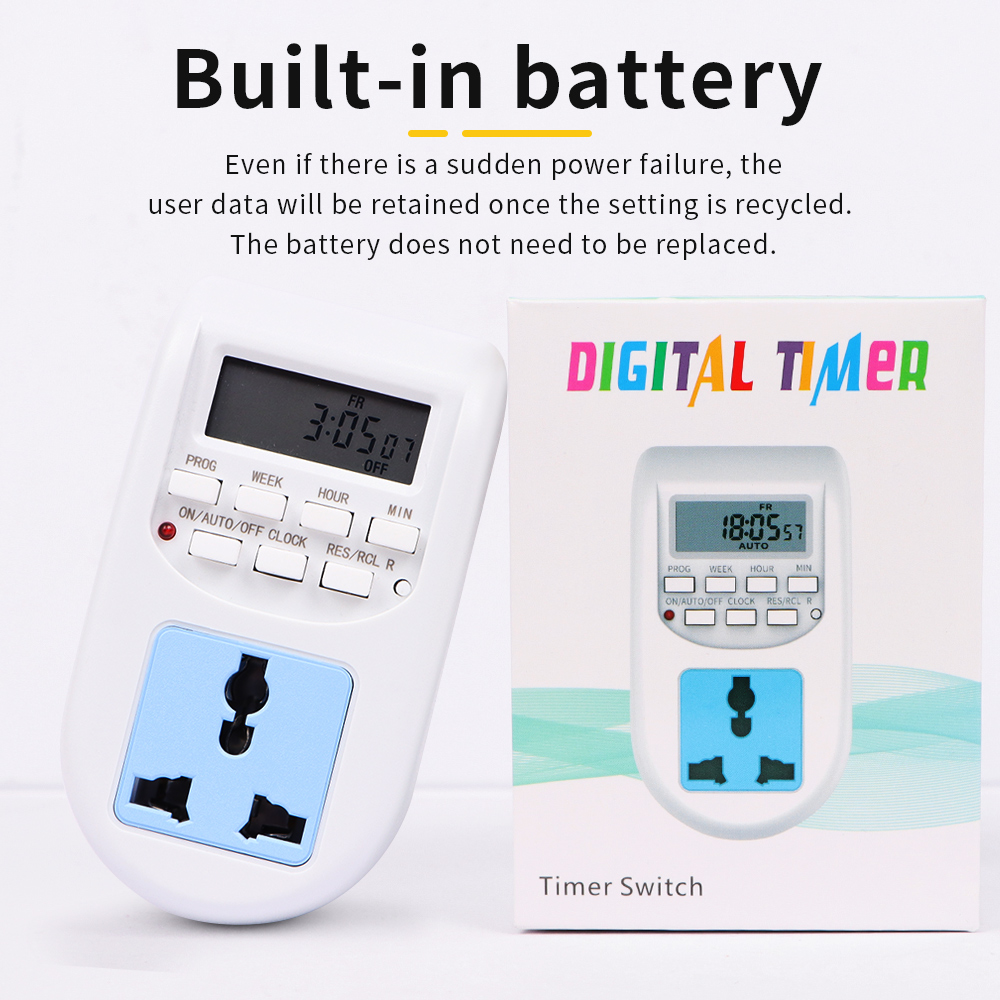 デジタルタイマースイッチプログラマブル電子タイミングソケット - Kitchen Appliances Outlet のレビューと価格