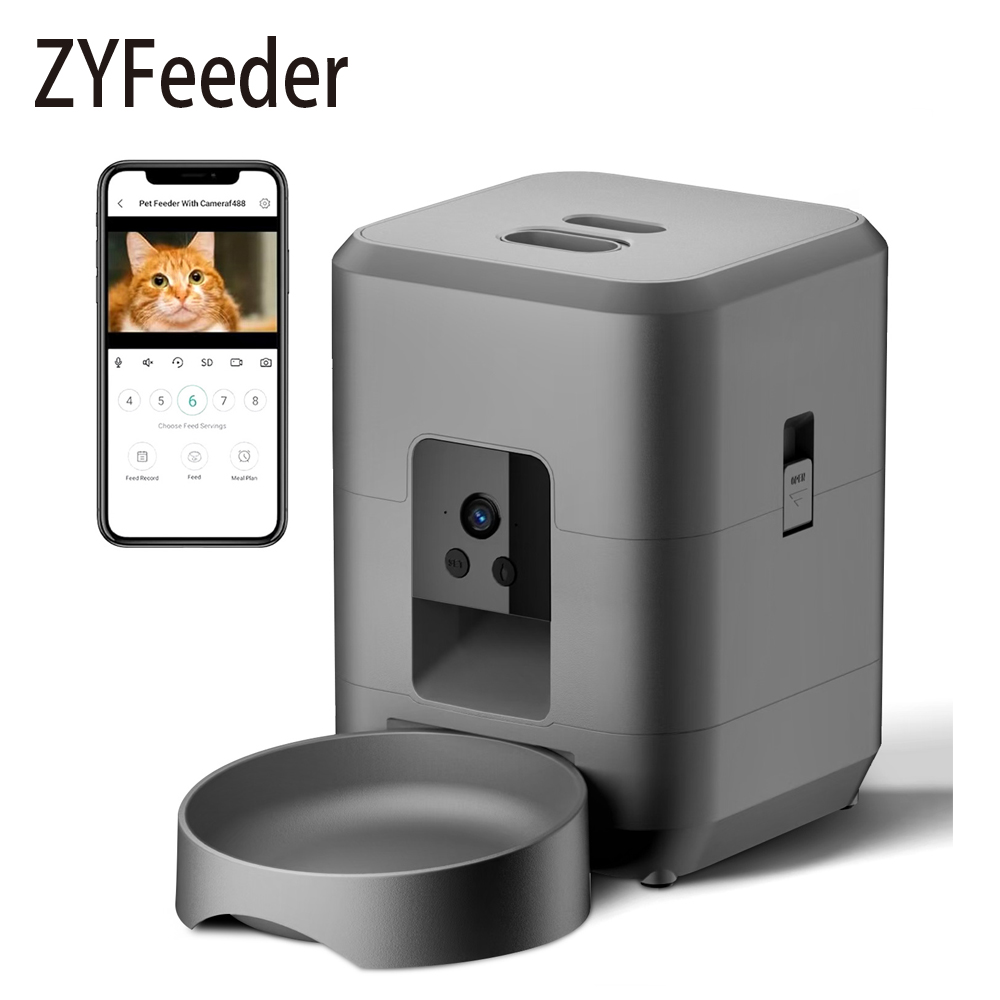 2L自動ペットフィーダー 猫用スマートペットフィーダー Wi - Kitchen Appliances Video のレビューと価格